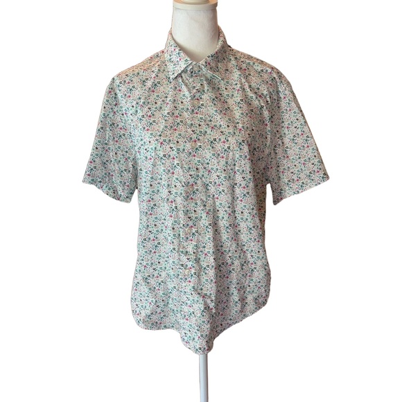 Bonobos Mens Button Up Shirt Size M Multicolor Floral Athletic Fit Collared - Picture 1 of 10